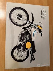 Depliant Scheda Tecnica Moto Guzzi 50 Cross