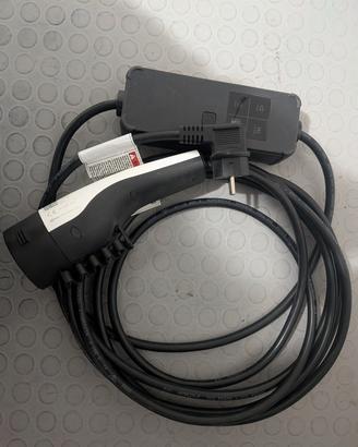 Cavo Ricarica Auto Elettrica Tipo 2 Schuko 12A

