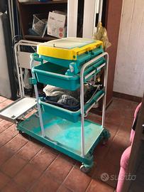 carrello pulizia