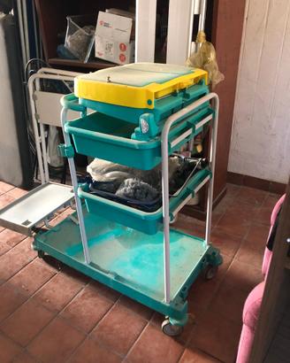carrello pulizia