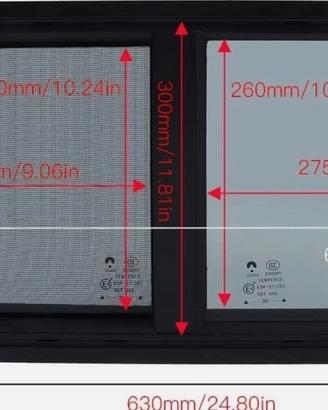 Finestra 600x300 oscurata per camper Nuova 150€