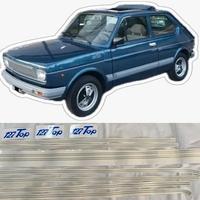 FIAT 127 TOP KIT ADESIVI  CARROZZERIA 10 PZ