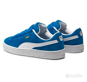PUMA SUEDE XL sneakers camoscio blu azzurre