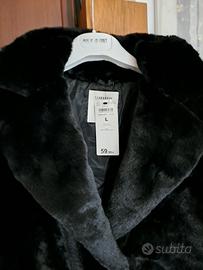 Terranova cappotto in pelliccia sintetica tg.L= tg