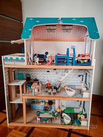 Casa delle Bambole in Legno LIDL (3 Piani + Ascens