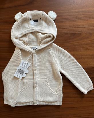Maglia a manica lunga con cappuccio