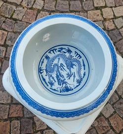 vaso firmato porcellana cinese