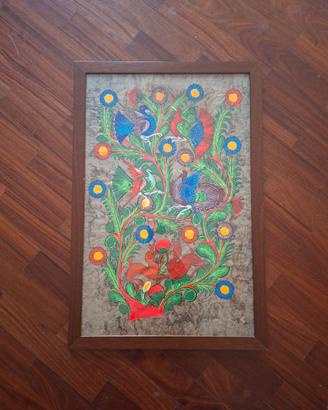 Dipinto su corteccia 