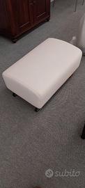 Pouf CTS bianco, misure 72x46 h38.