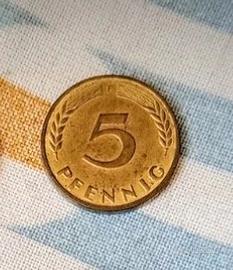 Germania, 5 Pfennig, 1970