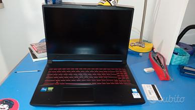 MSI Katana GF66 11UG ~GUASTO~ x parti di ricambio 