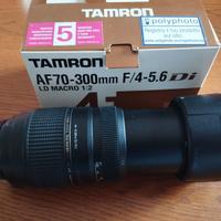 Obiettivo Tamron Af70-300 attacco Nikon