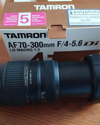 Obiettivo Tamron Af70-300 attacco Nikon