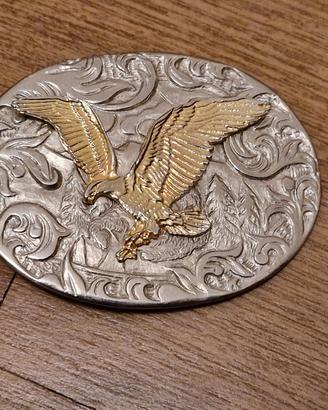 Fibbia cintura Aquila anni 80 paninaro