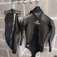 muta sub beuchat liscia 5mm taglia 2/s