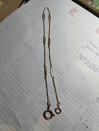 catena argento lunga 46 cm