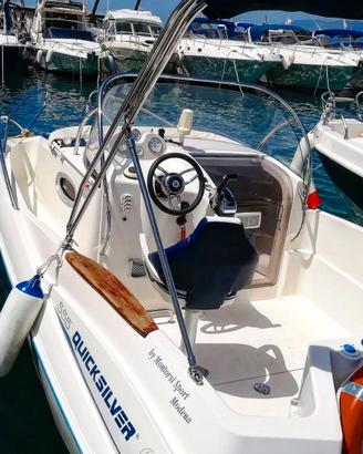 QuickSilver 555 Walkaround con motore fuoribordo