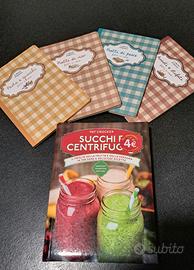 Set: Libro Cucina "Succhi e centrifughe" + 4 volum