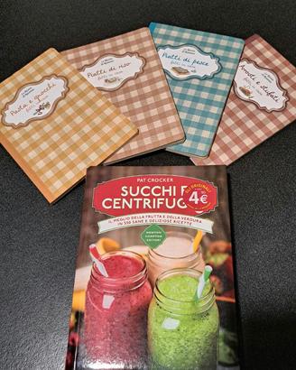 Set: Libro Cucina "Succhi e centrifughe" + 4 volum