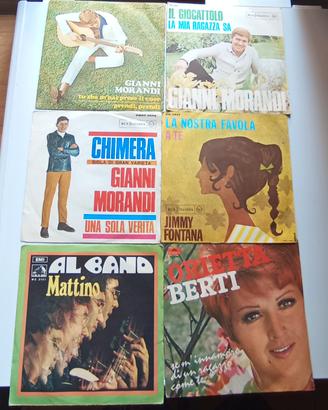 🎶 Lotto di 6 Dischi 45 Giri – Vintage Anni ’60/’7