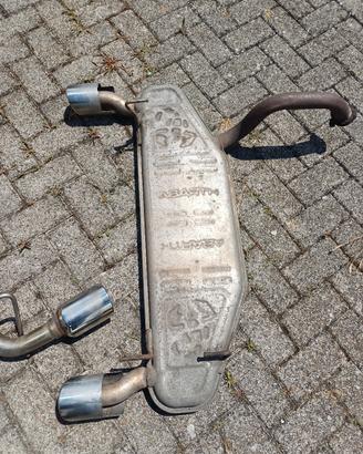 scarico originale Abarth 