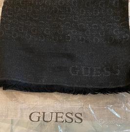 Pashmina Guess colore nero e argento NUOVA