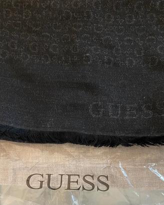 Pashmina Guess colore nero e argento NUOVA