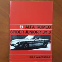 Uso e manutenzione Alfa Romeo Spider 1.3 1.6
