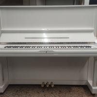 Pianoforte Yamaha U3 H bianco con trasporto/panca