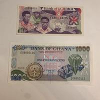 BANCONOTE BANK OF GHANA ANTICHE CEDIS