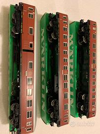 Marklin convoglio svedese 2x4030 più 1x4031
