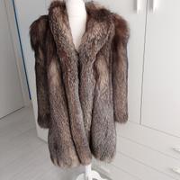 Pelliccia di volpe argentata come nuova  tg 48 