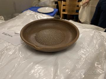 26 Piatti decorato tegamino in terracotta