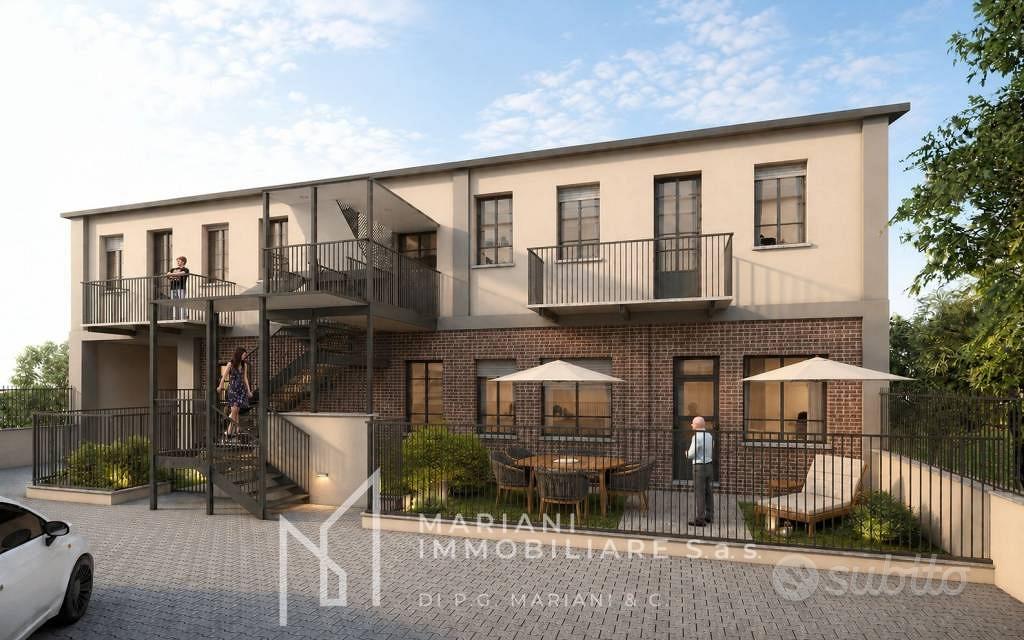 Appartamento di 107 m² con 3 locali e box auto a L - Vista 6