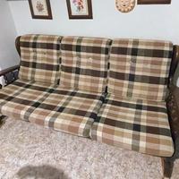 Divano 3 posti in stile rustico