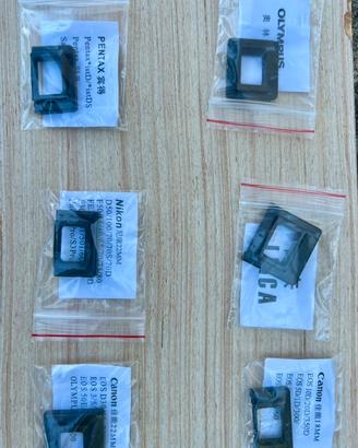 Materiale fotografico filtri oculari