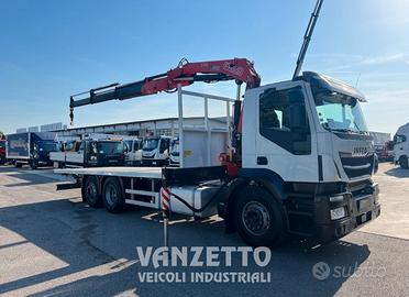 IVECO AD260S42 GRU FASSI + PIANALE APERTO