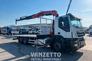IVECO AD260S42 GRU FASSI + PIANALE APERTO