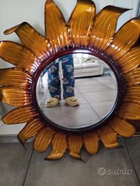 specchio sole in ferro