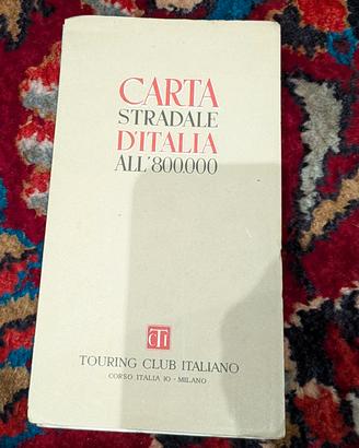 Carta stradale Italia Touring Club 