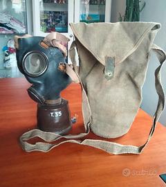 Maschera antigas T35SIR Regio Esercito WW2 elmett