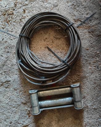 cavo verricello e rulliera