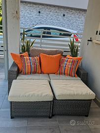 divano da giardino