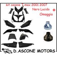 Kit Carene Tmax 01 07 Nero Lucido Nuove con omaggi