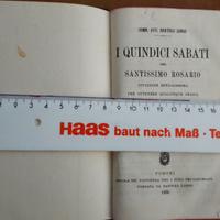 Libro Religioso I Quindici Sabati del Santissimo R