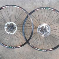 Coppia ruote complete da 26 anteriore e posteriore