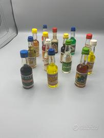 Bottiglie mignon di liquori Cioffi Milano