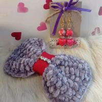 Orecchini + fermacapelli fatti a mano Handmade