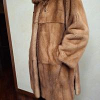 Giaccone in pelliccia visone gold