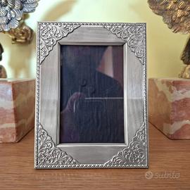 Cornice Portafoto anni 40 Argento 800 x foto cm6x9